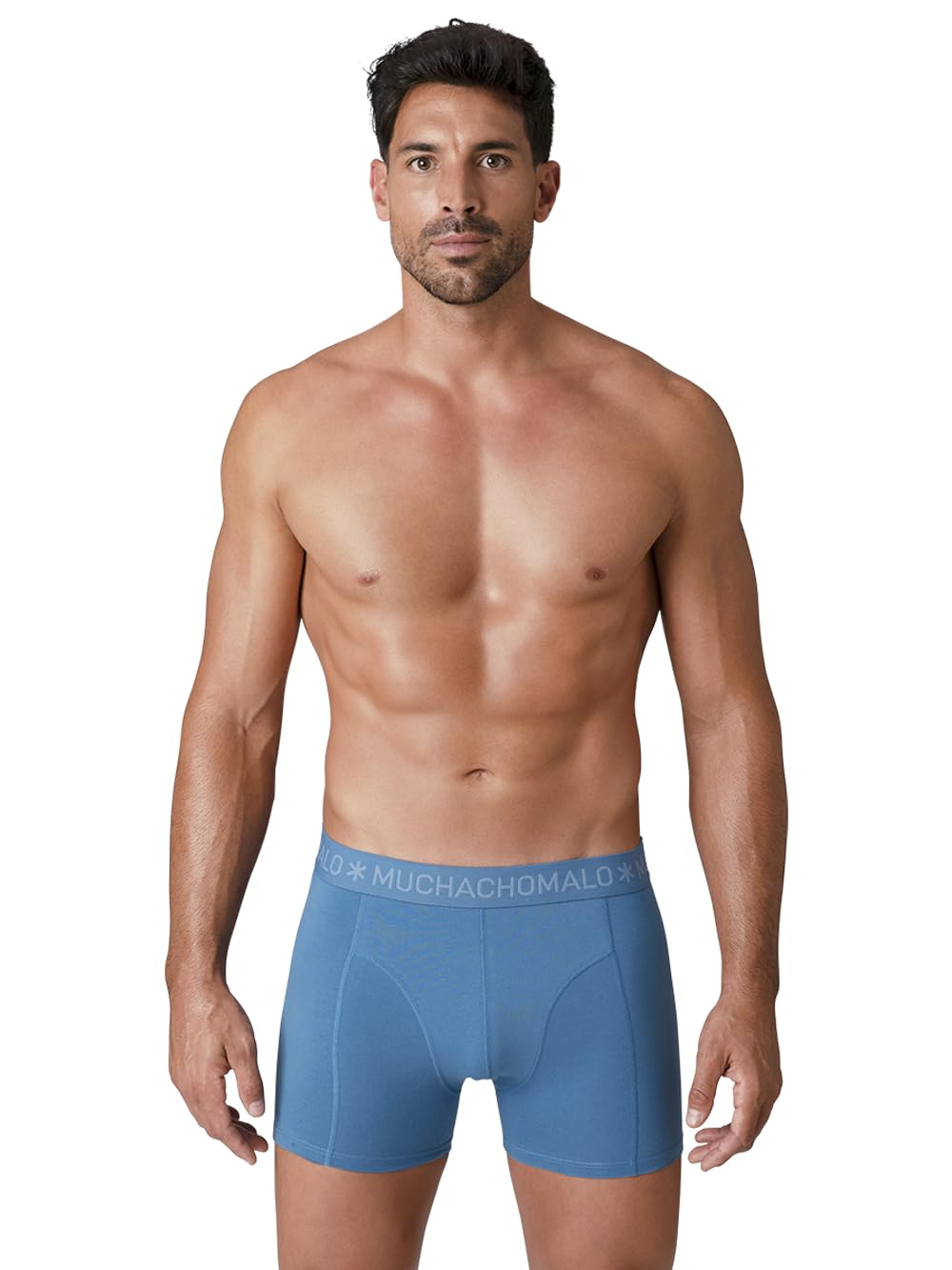 Muchachomalo Herren Boxershorts, Einfarbige Baumwoll Herrenunterwäsche, Multipack 6er Pack, Boxershorts Solid mit klassischer Passform, mit elastischem Bund