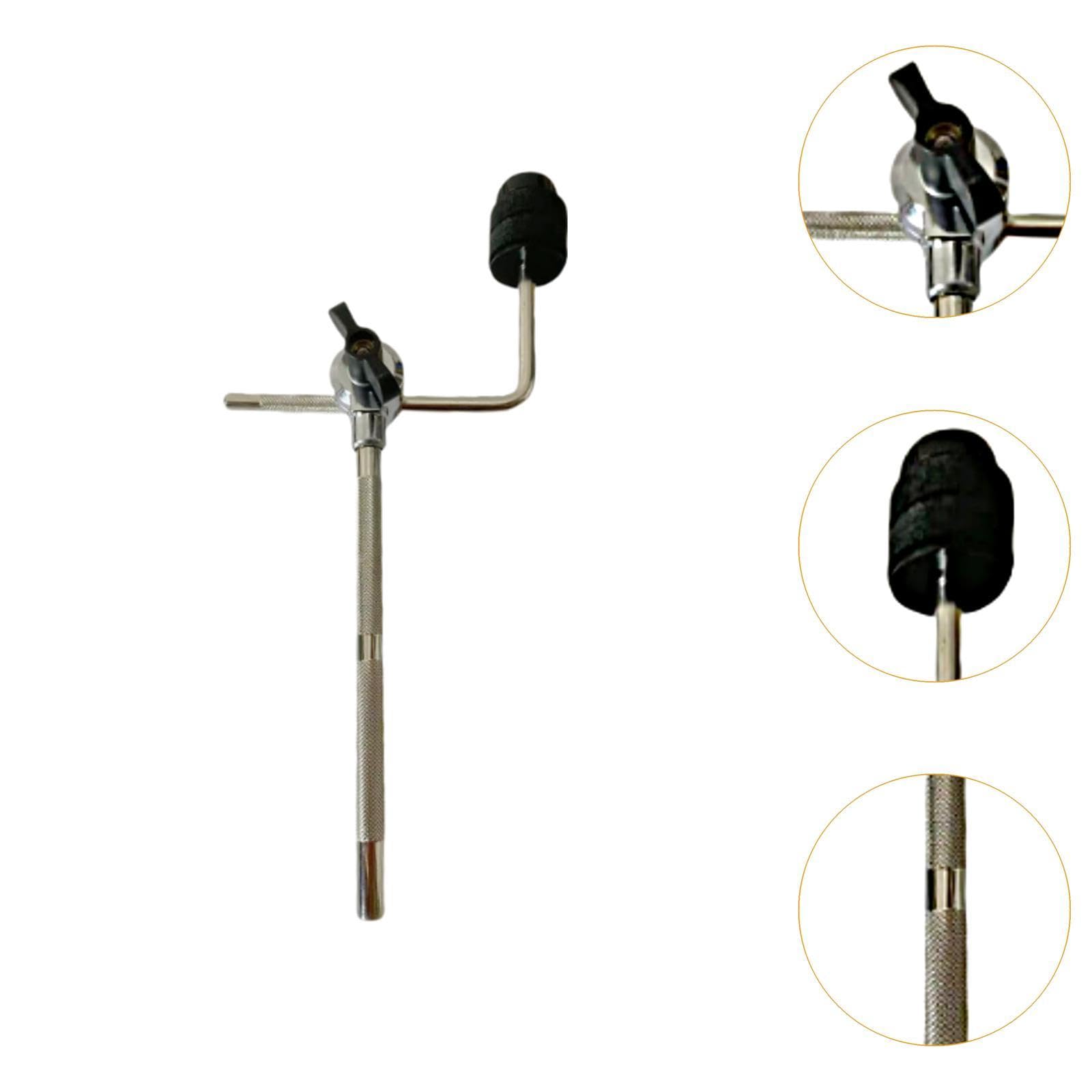 Supporto per piatti, attacco hardware per braccio piatto, robusto supporto per piatti con asta a L per parti di batteria, accessori per, 27.5 Cm