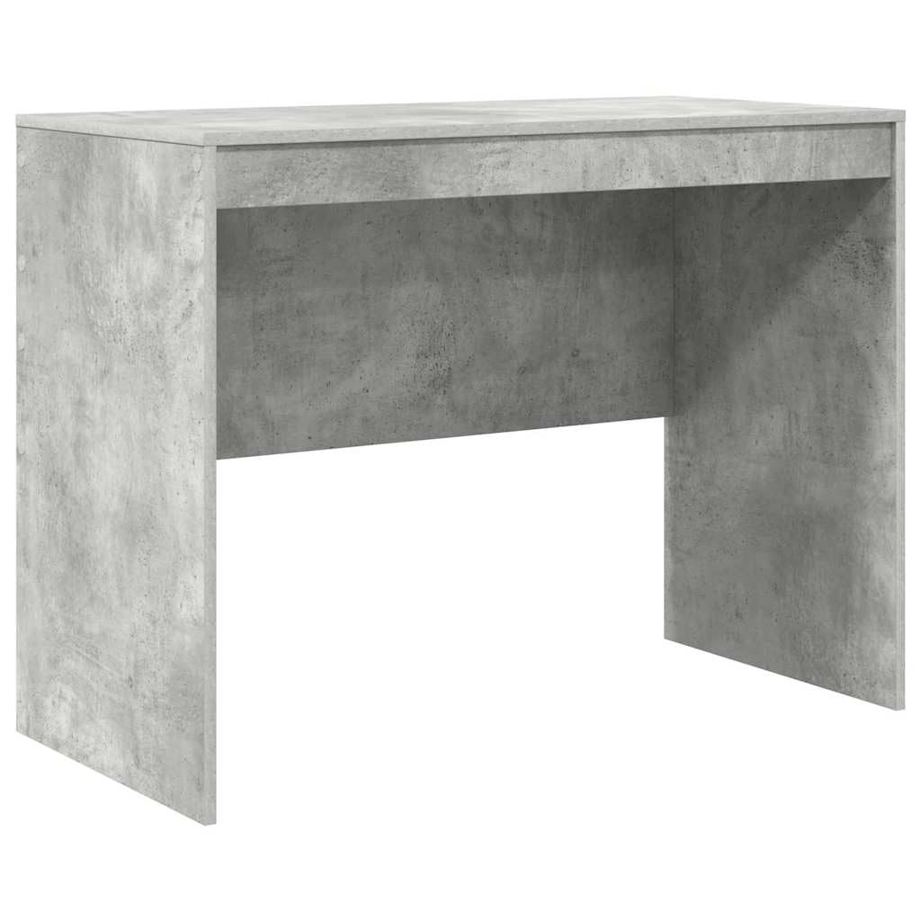 Biurko szary beton 100 x 50 x 76 cm drewno inżynierskie