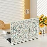 iLeadon for MacBook Air 13 inch Case, 2022, 2021-2018, Release A2337 M1 A2179 A1932, 13.3 Hard Shell&Keyboard Cover&Screen Film for MacBook Air 13 inch Case 2020 (Pink Floral