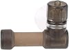 CO2 Diffuser for Aquarium, ABS Carbon Dioxide Reactor with Secure Lock System, Reverse Osmosis Diffusion for Planted Tank and Aquatic Environments S-Brown