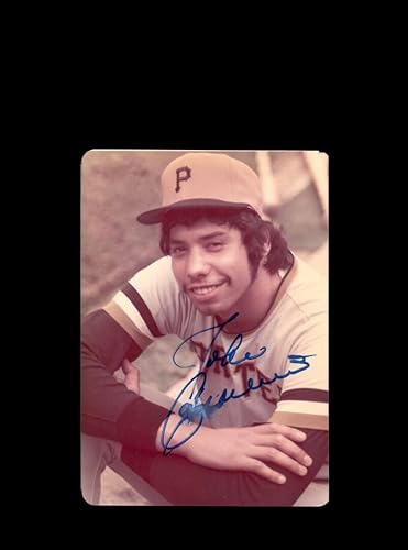 John Candelaria Signed Original 1970`s 4x5 Snaphot Photo Pittsburgh Pirates At Wrigley