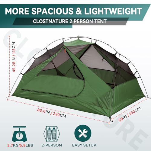 Clostnature 2 Person Backpacking Tent