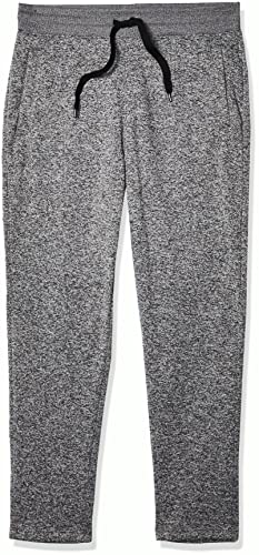 Southpole Men's Fleece Jogger, New Marled Grey, Small