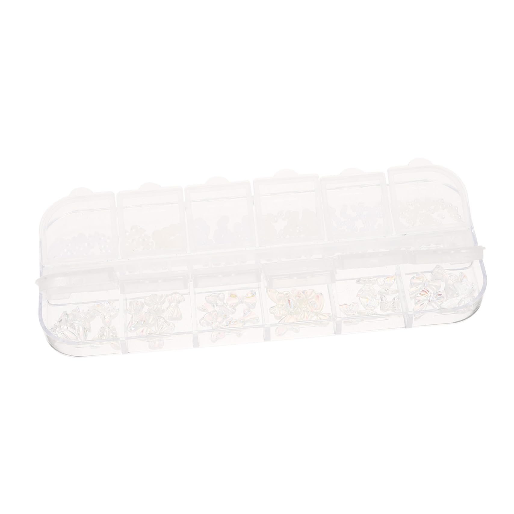 NULYLU 1 Box Nail Art Accessories Butterfly Charms for Nails Butterfly Nail Charms Nail Charms Cool Nail Jewels Nail Charms Bulk Nail Decorations Nail Bows for Nail Art Nail Art Charms