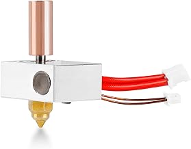 Sovol SV06 Replacement Hotend Kit | Coming with brass nozzle heating block thermistor heating wire, metal throat and silicone cover