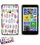 Hartschale Nokia Lumia 625 schmal dünn, Motiv Exklusives [Federn] [schwarz] von MUZZANO + Eingabestift und Reinigungstuch Muzzano® angeboten – Der Schutz kratzfest ultimative, elegante und nachhaltige für Ihr Nokia Lumia 625