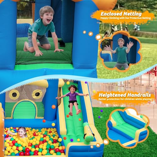 AONESY Inflatable Bounce Castle with Water Slide - Image 5
