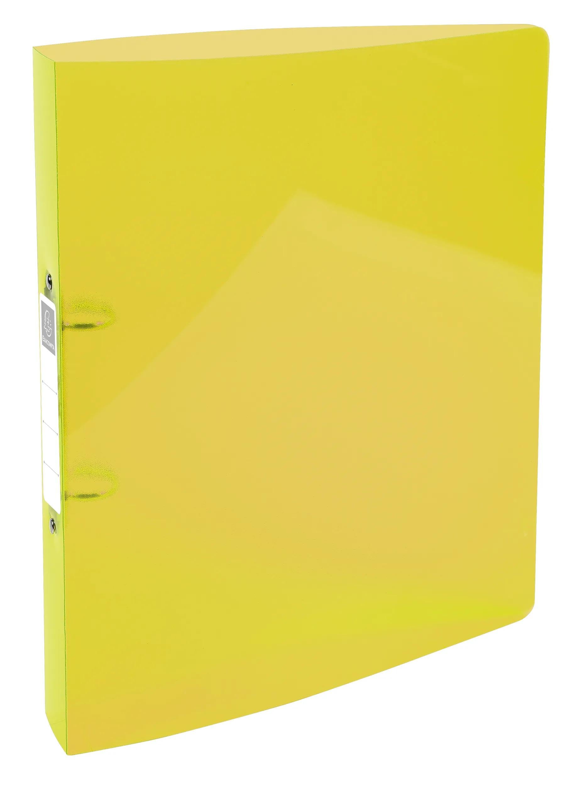 Exacompta - Réf. 54770E - Carton de 10 classeurs Iderama - 2 anneaux ronds diamètre 30mm - Dos 40mm - Dimensions extérieures : 32 x 26,8 cm - Format à classer A4 Maxi - Assortis