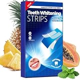 Whitening Strips Zähne Aufhellen Strips: TeethBliss Bleaching Zähne Stripes, Zahnschmelz-sicher - Ohne Schmerzempfindlichkeit - Premium Zahnbleaching Stripes für weiße zähne - 14 Tage Zahnaufhellung