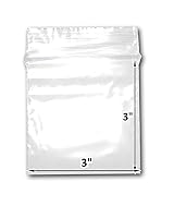 Vista 18 de 200 bolsas de plástico transparente de 6 x 9 pulgadas, bolsas de polietileno con cierre resellable de 2 mil con cierre resellable