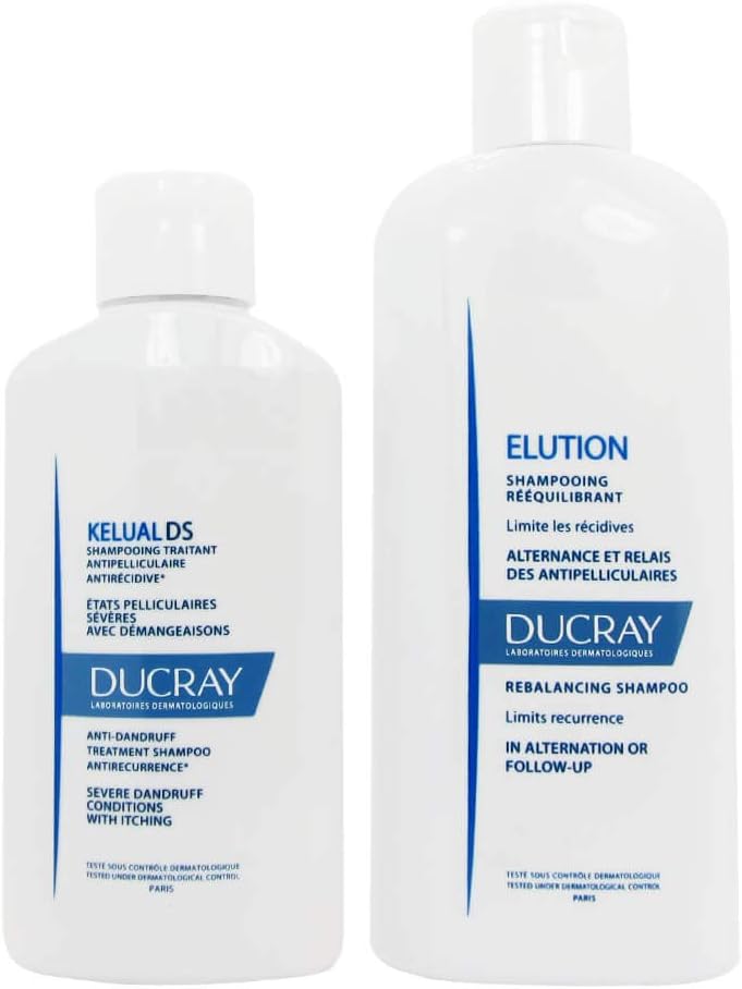 Ducray Pack Kelual Ds Squamo-reducing Shampoo 100ml + Elution Shampoo 200ml