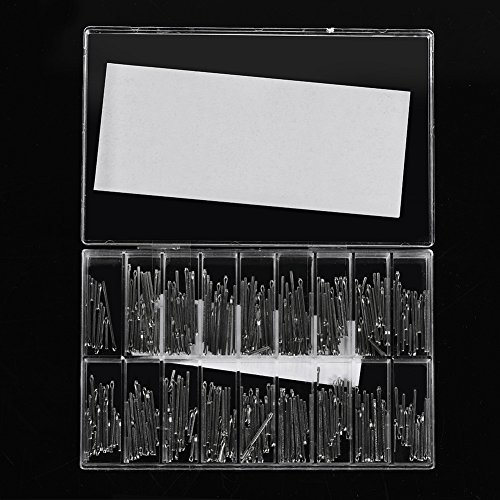 Jinxuny 6mm-23mm Acero Inoxidable Pasadores de Eslabones de la Banda del Reloj Barras de Resorte Reloj Barra de Enganche de Resorte Conjunto de Herramientas de Removedor de Pin 360 unids