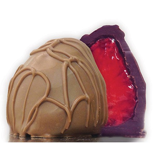 Philadelphia Candies Cordial Strawberries with Liquid Center, Milk Chocolate Covered 1 Pound Gift Box