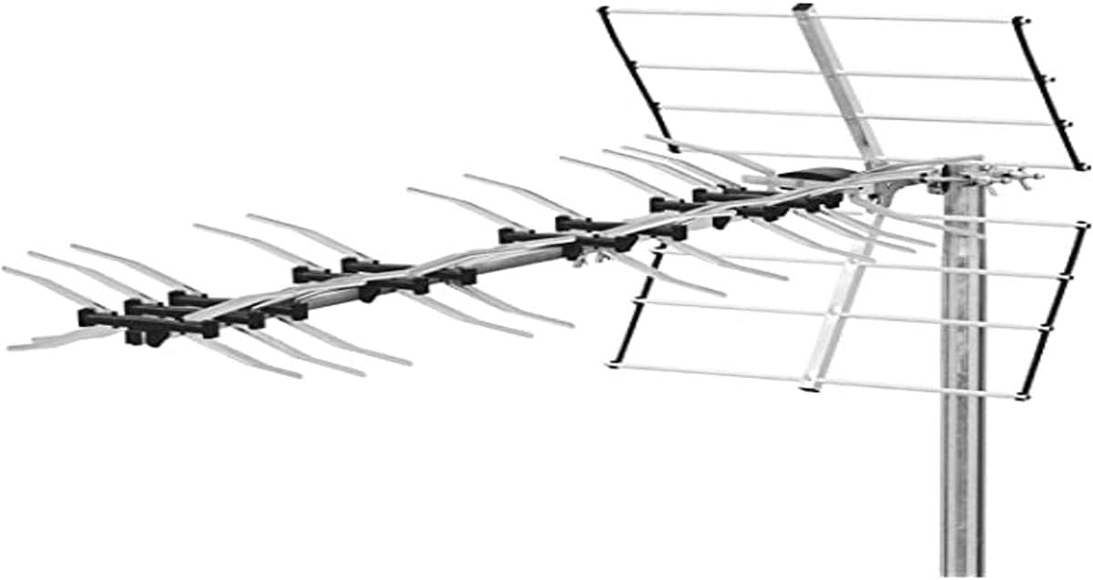 Triax UNIX 52 Outdoor TV Antenna 25 dB – TV Antenna (Exterior, Aluminium, 470 – 790 MHz, 14.5 dBi, 25 dB)