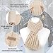 Grevosea Kids Knitted Scarf, Winter Fashion Solid Color Toddler Baby Warm Neck Wrap for Girls Boys 150 * 20cm/59.1 * 7.87inch (Beige)