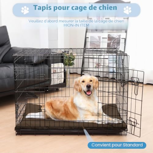 Tapis chien grande taille imperméable et matelas lavable doux - 7