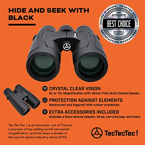 Binoculares TecTecTec BPRO Wild 10x42 Negro miniatura 3