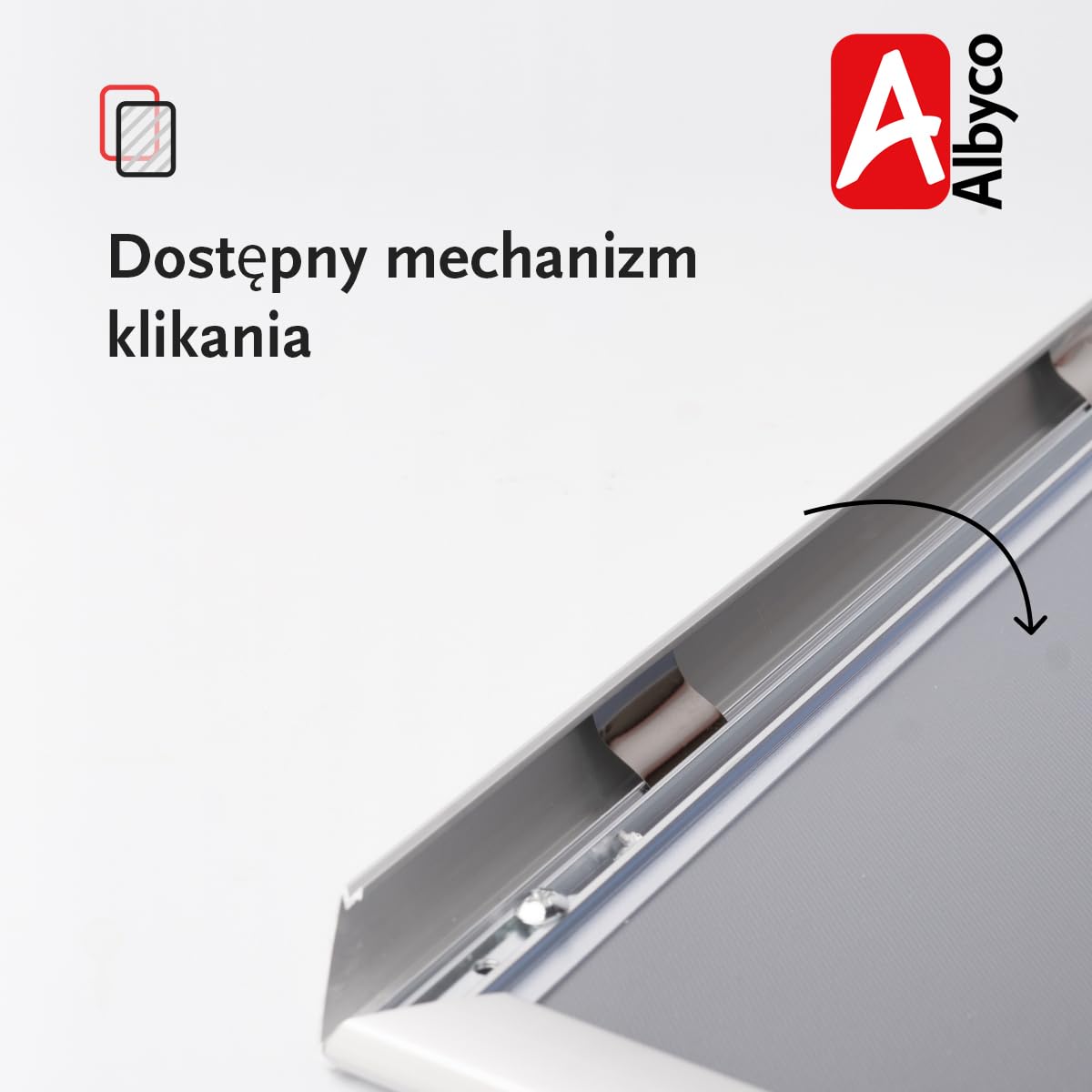 Albyco - Ramka - Na zdjęcia DANCE plakaty - Kolor: Aluminium - A3 - Do zdjęć lub innych plakatów lub obrazów - Rozmiar A3, 29,7 x 42 cm, 20mm
