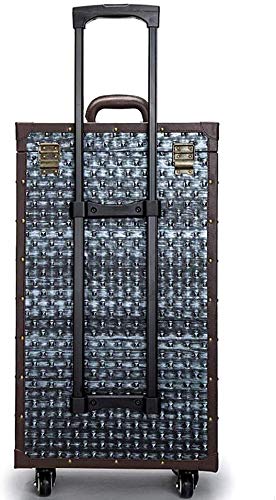 BYCDD Trolley Kosmetikkoffer Schminkkoffer, Multikoffer Etagenkoffer Taschen mit 360° Rollen Tragbarer Abnehmbar Beauty… – Bild 8