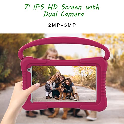 Iweggo Kids Tablet 7 Inch Toddler Tablet For Kids Edition Tablet With Wifi Dual Camera Children’s Tablet For Toddlers 32Gb Android 11 With Parental Control Shockproof Case Google Play Youtube Netflix #TOP5