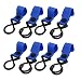 New Lon0167 8pcs 11lb Featured Capacity Adjustable Hook reliable efficacy Loop Closure Stroller Hanger (id:a86 d4 2d 79d)
