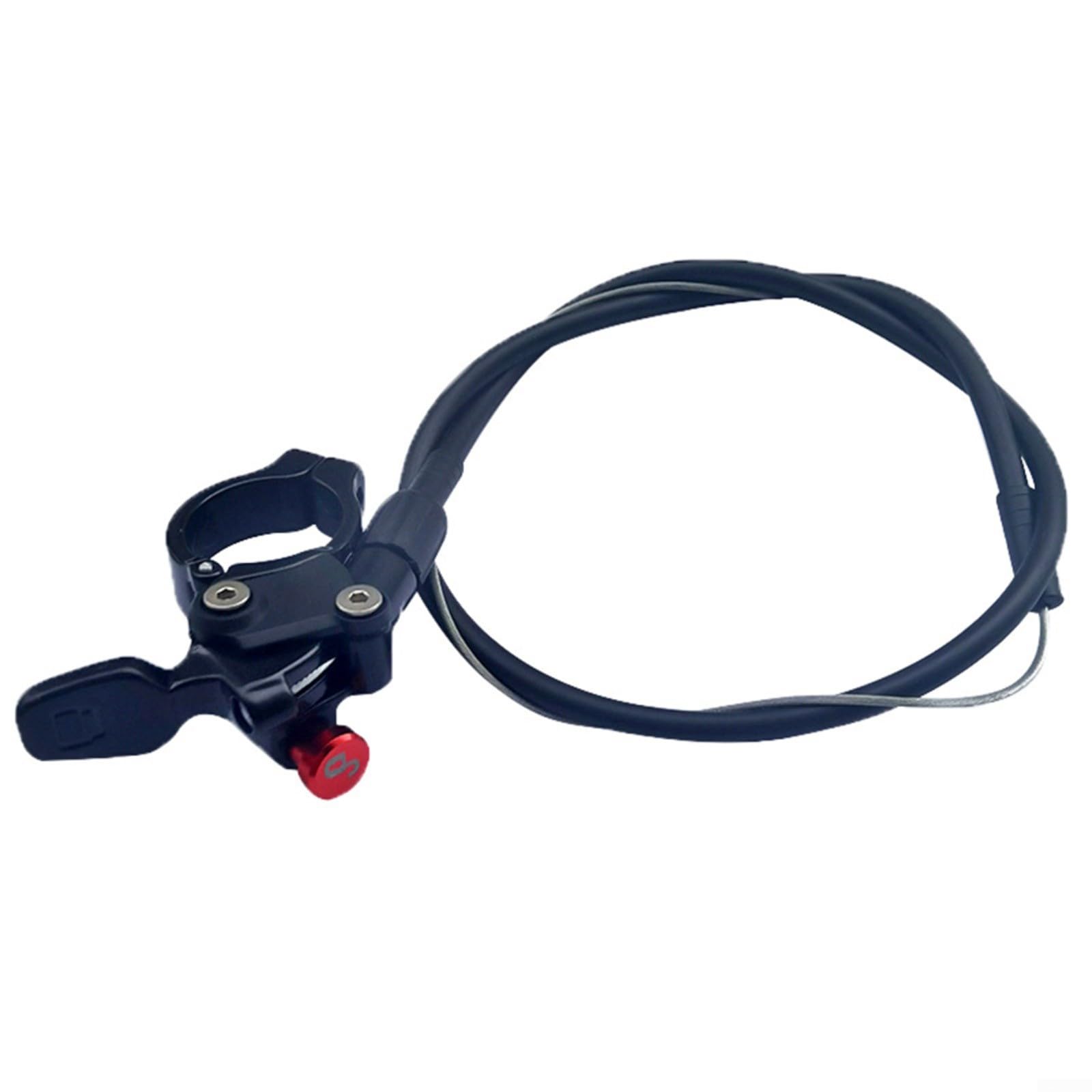 Palanca de bloqueo para bicicleta de montaña, interruptor de control remoto con soporte de cable para manillar Suntour para palanca de bloqueo Rockshox