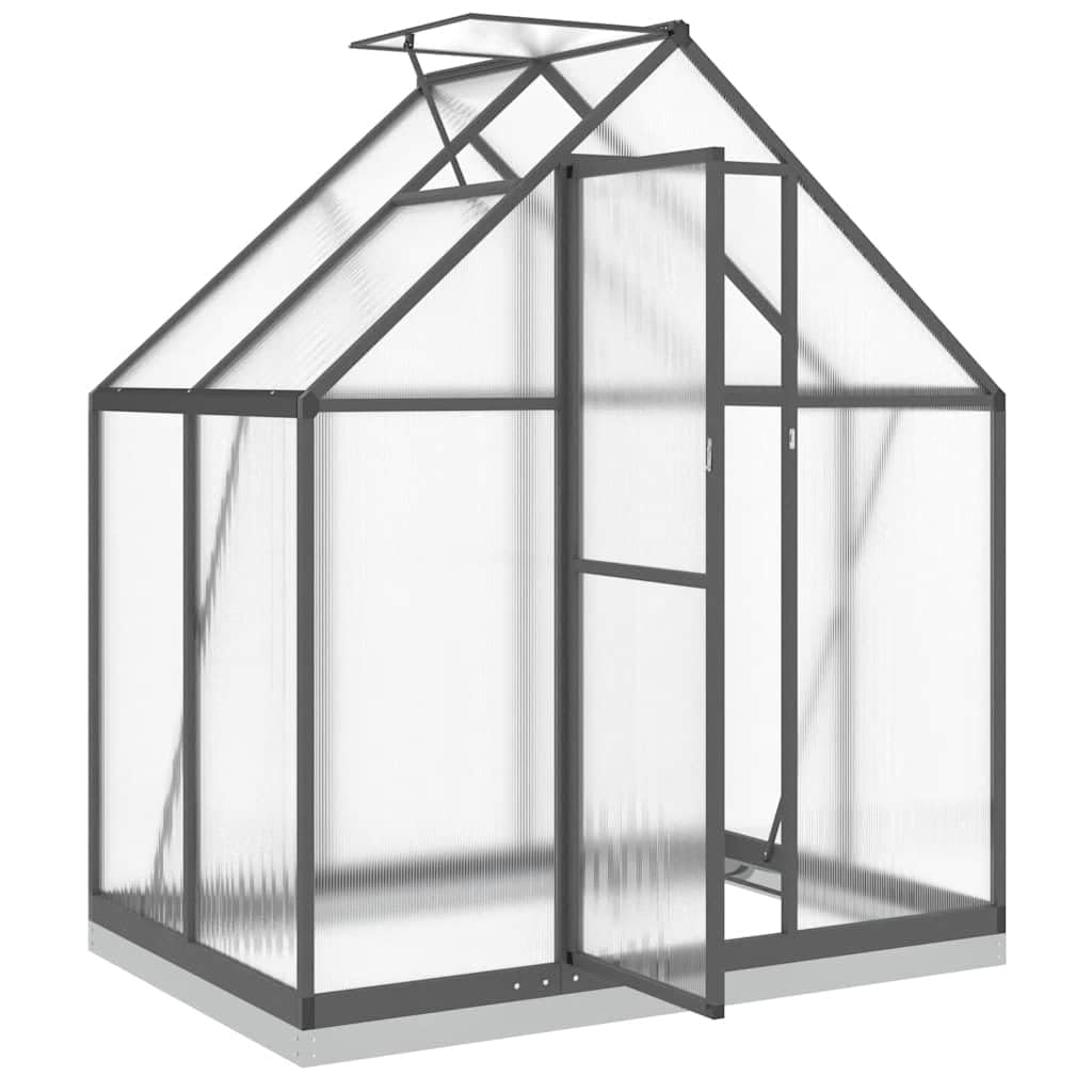 vidaXL Telaio Serra con Base Antracite 169x114x202 cm in Alluminio