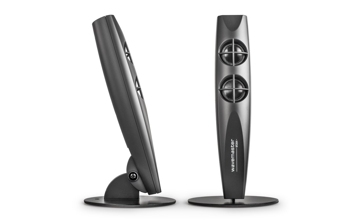 Wavemaster STAX BT - 2.1 Sístema de Altavoces Activos (46 Vatios) con Bluetooth - Ideal para el Uso con TV/Tableta/Smartphone/PC, Color Negro (66211)