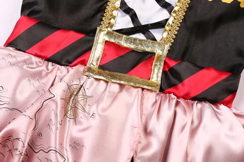 Disfraz completo pirata princesa para niñas 7-9 años miniatura 7
