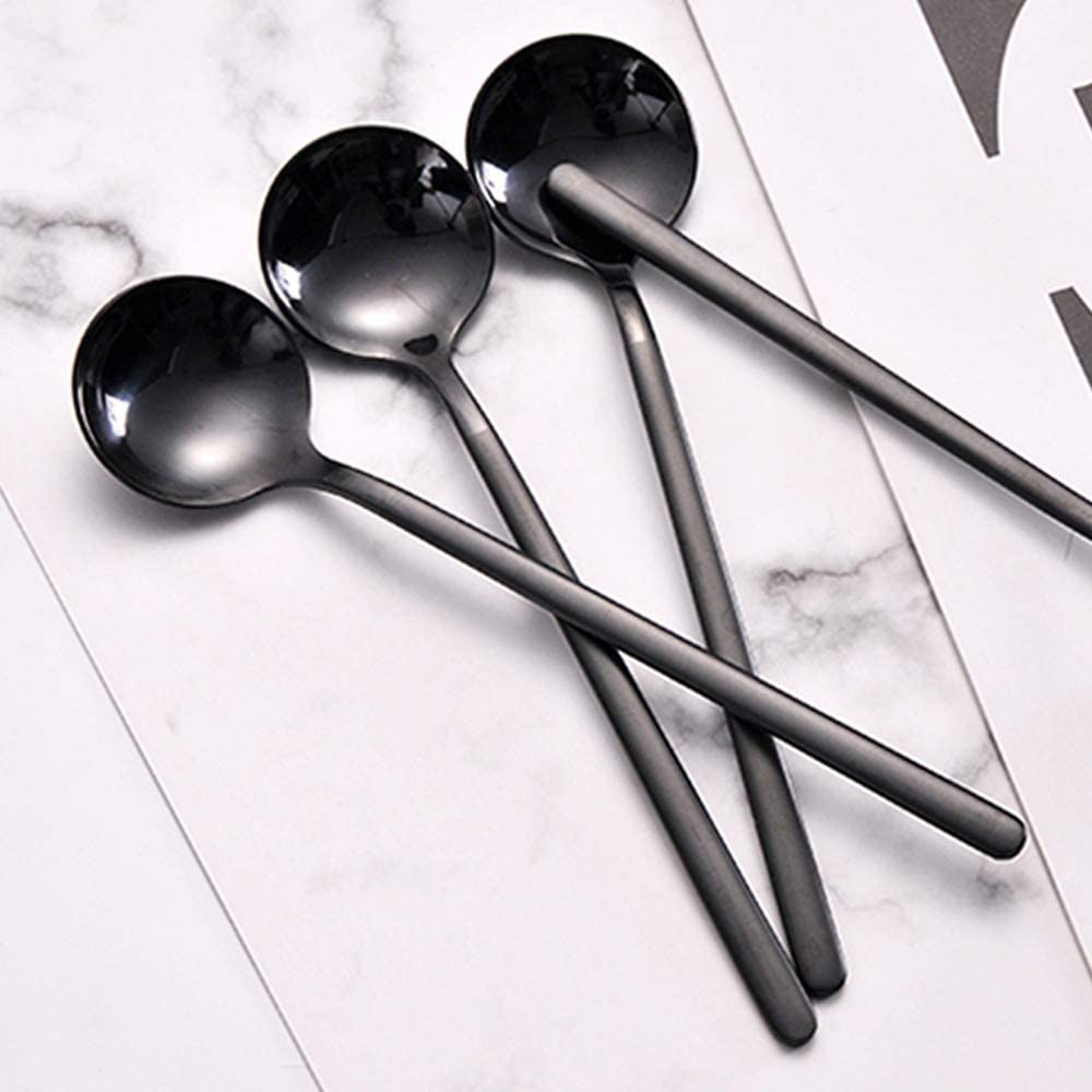 Kilo C117 - Set di 2 cucchiaini da caffè espresso, 10 cm, in acciaio