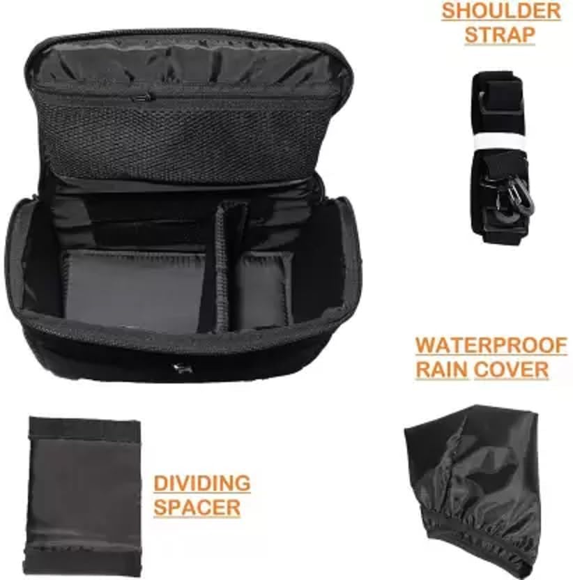Image of Camera Bag Compact Retrospective Camera Shoulder Bag for DSLR /SLR & Mirrorless - Fits Nikon, Canon, Sony - Camera Bag for Travel - Shockproof Sling Case for Lens - Water-Resistant