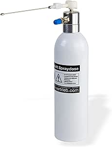 Dema Druckluft Spraydose 600 ml, Leerdose Wiederbefüllbar, Sprühflasche Druckluftdose für Reinigungs- und Wartungsarbeiten, Mehrweg