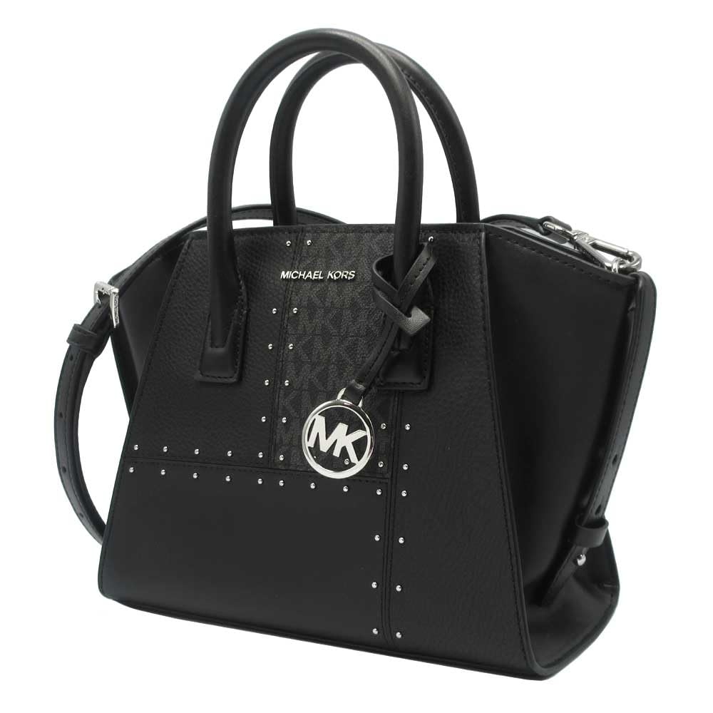 Amazon | [マイケルコース] バッグ ハンドバッグ アヴリル スタッズ MK 