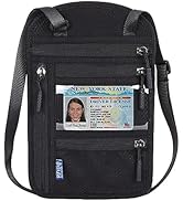 Lollanda Brustbeutel mit RFID Schutz, Brustbeutel Damen Herren, Wasserdicht Reisegeldbeutel mit V...