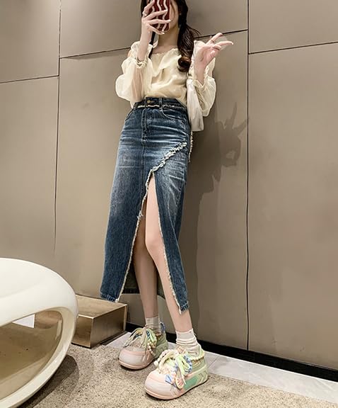 Kawaii Women's Y2K Platform Chunky Sneakers - Cute Linen Thick Roundhead Rave Travel Shoes2