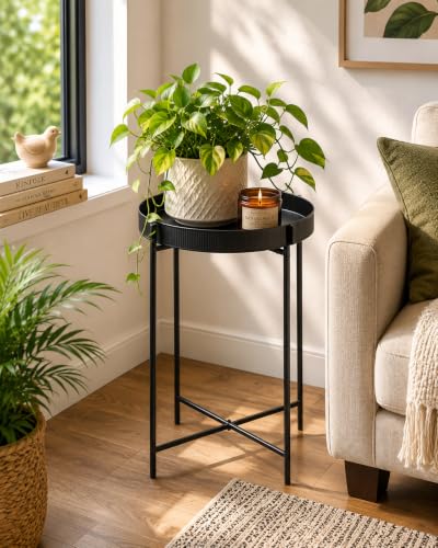 Image of Iron Coffee Tables Modern Design Table for Living Room Side Table Tea Tray Coffee Table Home Decor (Gold)