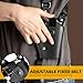 Universal Shoulder Holster for Men Adjustable Leather Gun Holster for Concealed Carry with Double Magazine Pouch Fits 1911, Glock 17/19/23, and Most Pistols (Right Hand Use)