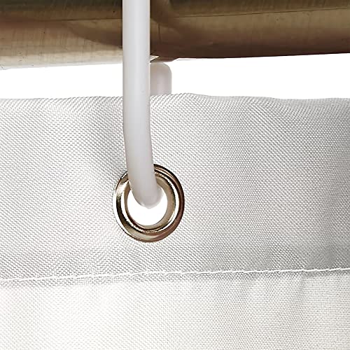 Rideau douche 180x200cm polyester imperméable multicolore fleuri KnSam - 3