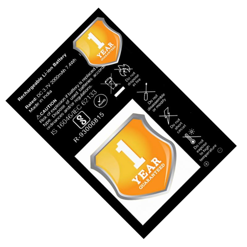 Image of Original Mobile Battery Compatible for Jio Phone 1 | Jio Phone 2 - (2000mAh) - 1 Year Warranty K7
