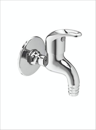 Qblu Aroma Full Brass Nozzle Bib Tap for Home/Bathroom (Chrome Finish)