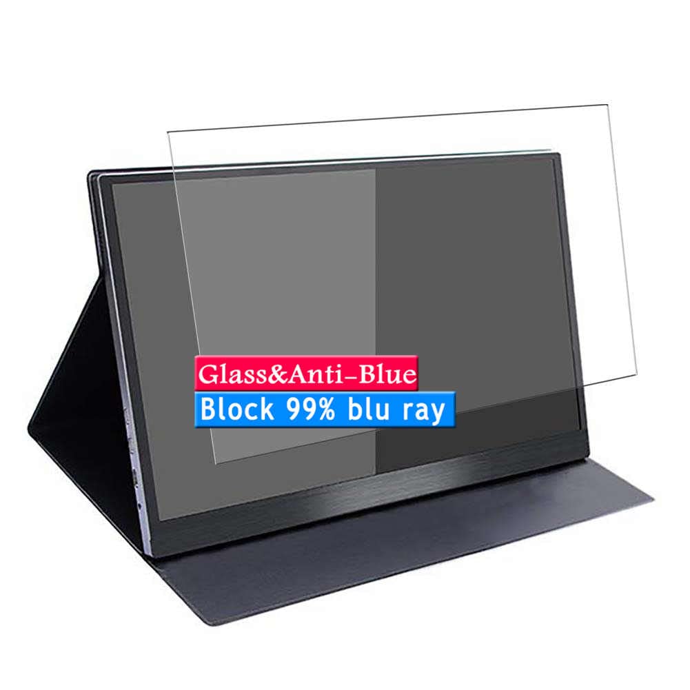Vaxson Anti Blue Light Tempered Glass Screen Protector, compatible with cocopar xzb-116 11.6" Mobile Monitor Visible Area, 9H Film Protectors Guard New