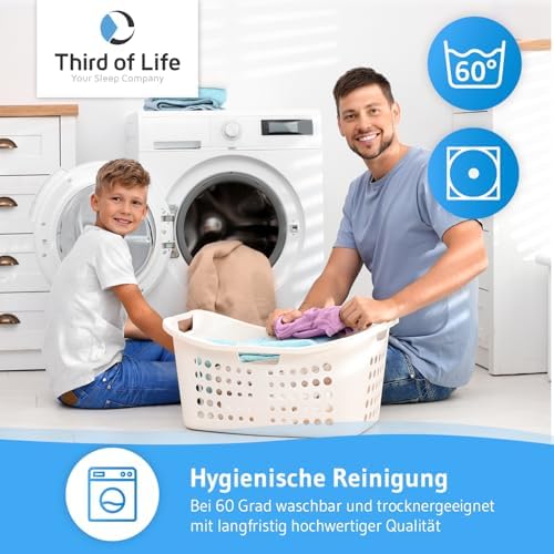 6. Bild von Winterdecke 135x200, 100% nachhaltige Ganzjahresdecke, Extra weiche Ganzjahresbettdecke VERDA mit Veredelung, Thermoregulierende & atmungsaktive Stepp-Decke, 135 x 200 Bettdecken, Ideal für Allergiker 135 x 200 cm