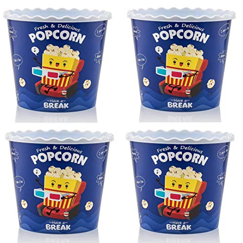 ONONEXPRESS Modern Style Reusable Plastic Popcorn Box / Popcorn