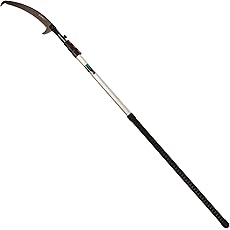 Notch 21' Sentei 4-Section Telescoping Aluminum Polesaw 15.4" (390mm) Hard Chrome-Plated Blade, Abrasion Resistant Low-Profile Grip, Rigid Aluminum Construction (4177-39)