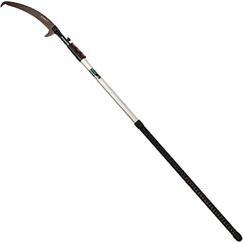 Notch 21' Sentei 4-Section Telescoping Aluminum Polesaw 15.4" (390mm) Hard Chrome-Plated Blade, Abrasion Resistant Low-Profile Grip, Rigid Aluminum Construction (4177-39)