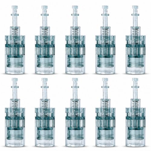 10 Pcs Microneedling Pen Cartridges for M8 M7S Easy-to-Use for Home Use- M8 M7S Replacement Needle Cartridge Refills (16-Pin)
