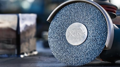 Bosch 1x PRO Steel R574 Fiberschleifscheibe für X-Lock (für Stahl, Stahl, Ø 125 mm, Körnung 60, Professional Zubehör Kleiner Winkelschleifer)