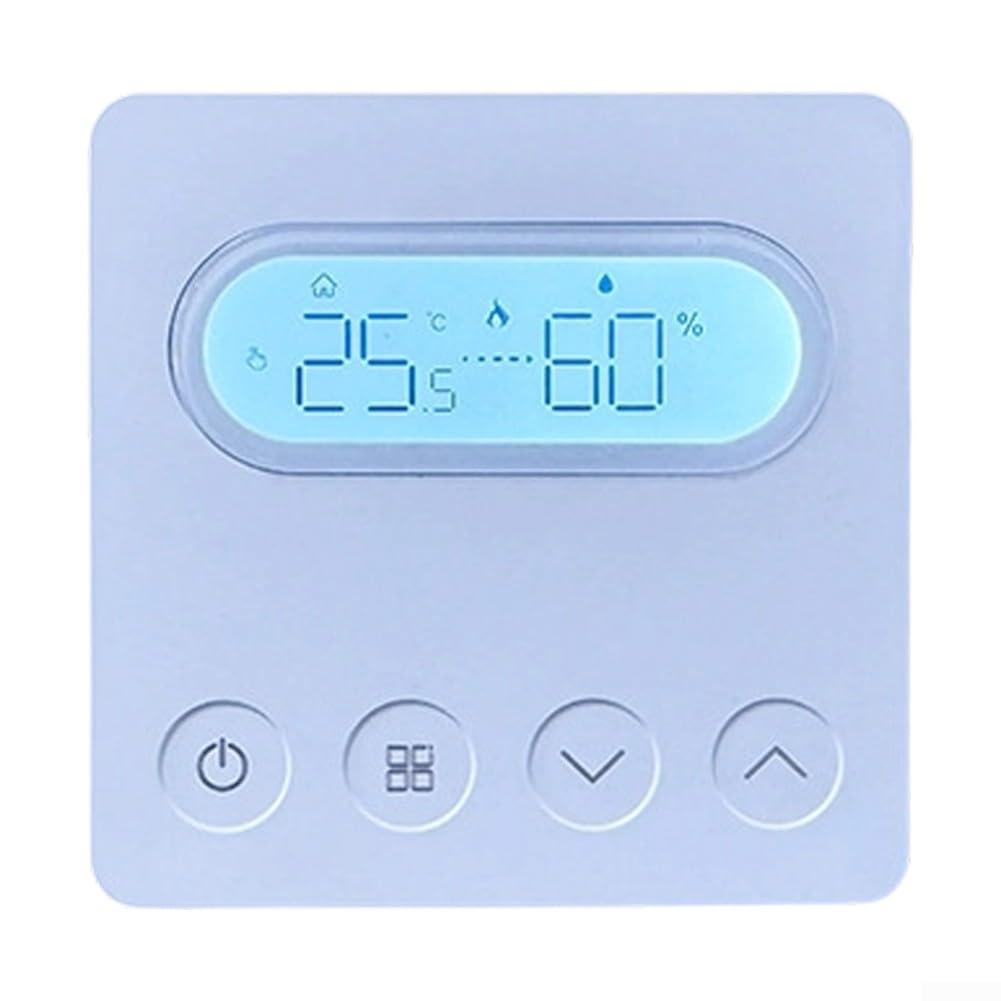 Thermostat de chaudière programmable tactile - Moniteur de température domestique