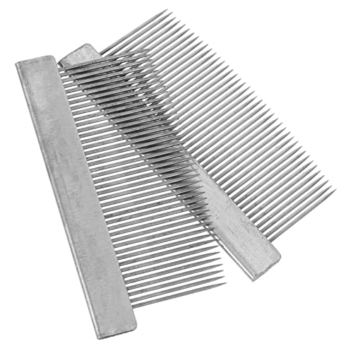 EPIGEIST 2Pcs Violin Bow Hair Combing Tools Lightweight and Portable Horse Hair Combs for Violin and Erhu for Knotting Problems and Cleaning Bow Hair